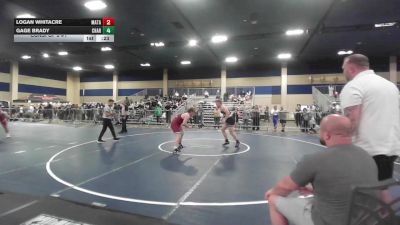 190 lbs Consi Of 8 #1 - Logan Whitacre, Matador WC vs Gage Brady, Charger WC