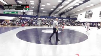157 lbs Champ. Round 2 - James Calabrese, Bridgewater State vs Gavin Pascoe, Gettysburg