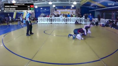 113 lbs Semis & Wb (16 Team) - Azriel Roberts, Longwood WC vs Noah Brown, Wild Horse Riders