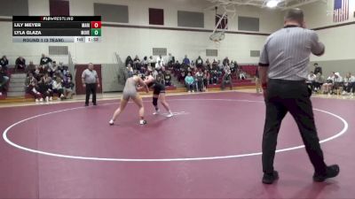 135 lbs Round 1 (3 Team) - Lily Meyer, Marion vs Lyla Glaza, Mount Vernon
