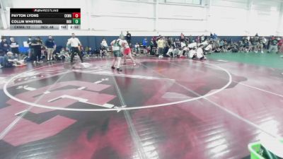 220 lbs Quarterfinal - Payton Lyons, Ckwa-hs vs Collin Whetsel, Indiana Outlaws Black-HS