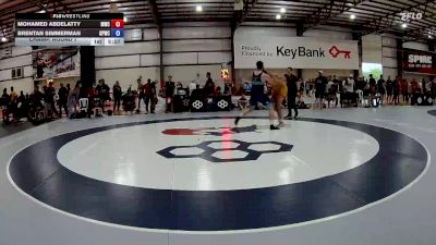 125 kg Champ. Round 1 - Mohamed Abdelatty, MontCo Wrestling Club vs Brentan Simmerman, Golden Pride Wrestling Club