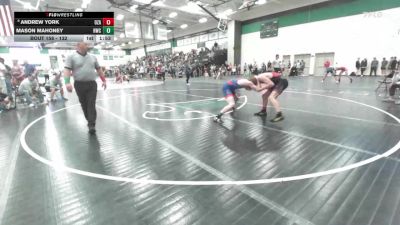 132 lbs Champ. Round 2 - Mason Mahoney, Hastings Wrestling Club vs Andrew York, Ozark