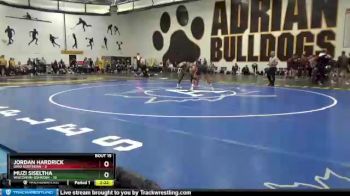 165 lbs Round 4 (8 Team) - Jordan Hardrick, Ohio Northern vs Muzi Siseltha, Wisconsin-Oshkosh