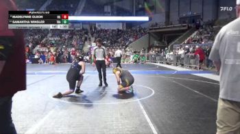 165 lbs Champ. Round 1 - Samantha Winsler, Trailblazer vs Madelynne Olson, Hillsboro