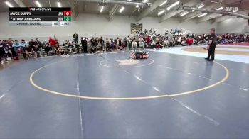 126 lbs Champ. Round 1 - Jayce Duffy, Lewis-Palmer vs Ayden Arellano, University
