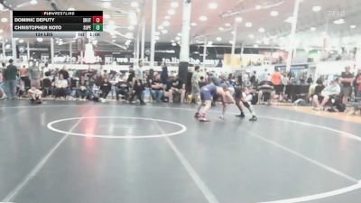 134 lbs Quarterfinal - Dominic Deputy, Team Shutt Mau Mau - HSC vs Christopher Noto, Superior Gold - HSC