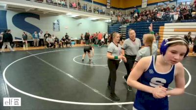 130 lbs. Cons. Round 2 - Grace Agron, Park HIll South vs Kaylee Brown, Ft. Zumwalt South