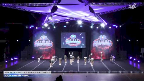 Icon Cheer - Epic [2025 L3 Junior - Flex - D2 Day 1] 2025 America's Best Grand Nationals