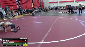 45 lbs Quarterfinal - Bo West, Panther Wrestling Club vs Easton Wright, Oak Grove Youth