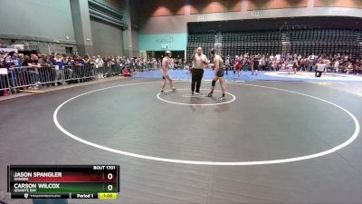 175 lbs Cons. Round 5 - Jason Spangler, Vanden vs Carson Wilcox, Granite Bay