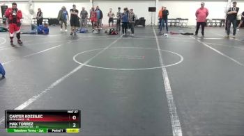 120 lbs Round 7 (8 Team) - Carter Kozeilec, PA Alliance vs Max Torrez, Daniel Cormier WA
