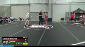 144 lbs 2nd Place Match (8 Team) - Jasmine Hernandez, Illinois vs Taylor Johnson, Missouri 2