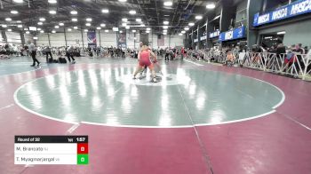 220 lbs Round Of 32 - Mason Brancato, NJ vs Temuulen Myagmarjargal, VA