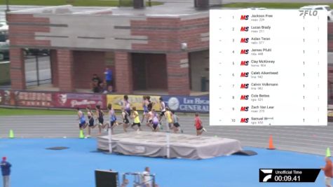 High School Boys' Mile, Finals 12