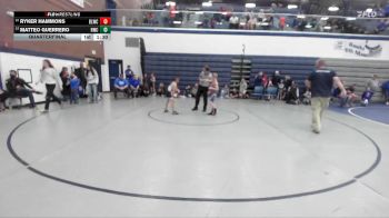 63 lbs Quarterfinal - Ryker Hammons, Bear Lake Wrestling Club vs Matteo Guerrero, Hawk Wrestling Club