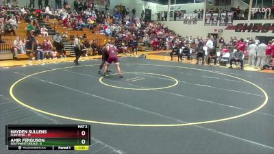 215 lbs Round 1 (16 Team) - AMIR FERGUSON, Southwest Dekalb vs Hayden Sullens, Chestatee