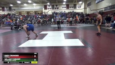 285 lbs Round 2 - Andy Crowder, Carlisle vs William Carhoff, Clear Creek-Amana