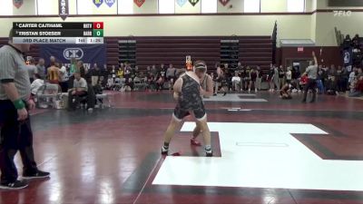 144 lbs 3rd Place Match - Tristan Stoeser, Harrisburg vs Carter Cajthaml, NH/TV