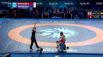 79 kg 1/2 Final - Nika Kentchadze, Georgia vs Mohammad Nokhodilarimi, Iran