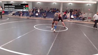 184 lbs Cons. Round 4 - Aiden Cisterna, Labette Community College vs Aiden Hasoldt, Trinidad State