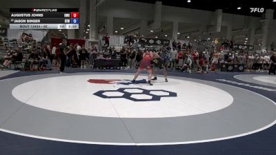 92 lbs Cons. Round 2 - Augustus Johns, Cardinal Wrestling Club vs Jason Singer, Steller Trained Wrestling