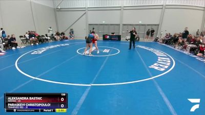 138 lbs Semis & 3rd Wb (16 Team) - Aleksandra Bastaic, Indiana vs Paraskevi Christopoulos, Tennessee Red