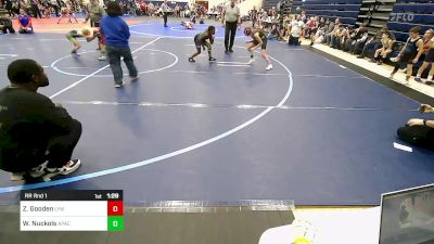 80.8-85 lbs Rr Rnd 1 - Zuri Gooden, Lonoke Youth Wrestling vs Willow Nuckols, Apache Youth Wrestling