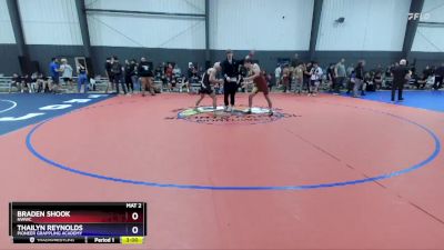 150 lbs 1st Place Match - Braden Shook, NWWC vs Thailyn Reynolds, Pioneer Grappling Academy