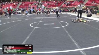 46 lbs Cons. Round 7 - Campbell Wiechman, Carroll Wrestling Club vs Finn Moehle, TEAM CENTRAL