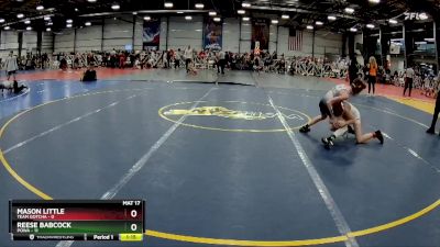 84 lbs Rd# 8- 12:30pm Saturday Final Pool - Reese Babcock, POWA vs Mason Little, Team Gotcha