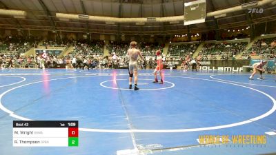 92 lbs Round Of 32 - Micah Wright, Silver State Wrestling Academy vs Rocky Thompson, Open Mats