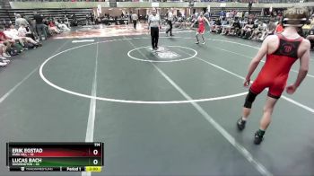 114 lbs Semis & 1st Wrestleback (8 Team) - Lucas Bach, Washington vs Erik Egstad, Park Hill