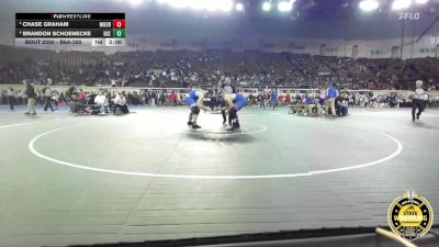 B6A-285 lbs Quarterfinal - Brandon Schoenecke, Deer Creek vs Chase Graham, Moore