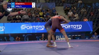 55 kg 1/4 Final - Kuttubek Rysmatov, Kyrgyzstan vs Suraj Suraj, India