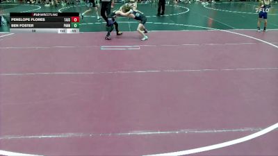 56 lbs Round 1 (6 Team) - Penelope Flores, Task Force vs Ben Foster, Panhandle Pitbulls