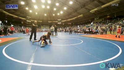 61 lbs Consi Of 8 #2 - Daniel Jones, Tulsa Blue T Panthers vs Ivan Russell, Eufaula Ironheads Wrestling Club