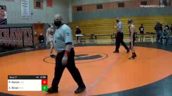 132 lbs Quarterfinal - Peter Ranck, Halifax vs Zach Bixler, Trinity