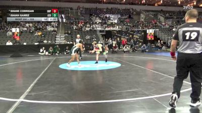 125 lbs Semifinal - Isaiah Gamez, Adams St. vs Shane Corrigan, Wis.-Parkside