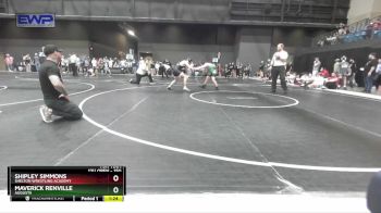 150 lbs Semifinal - Shipley Simmons, Shelton Wrestling Academy vs Maverick Renville, Augusta