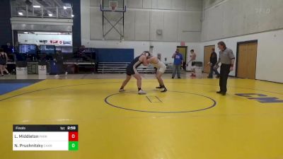 215 lbs Final - Logan Middleton, Parkersburg South-WV vs Nicholas Pruchnitzky, Chartiers- Valley