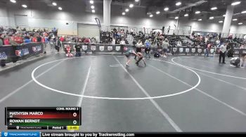 92 lbs Cons. Round 2 - Rowan Berndt, IA vs Mathysin Marco, NE