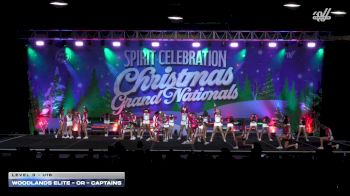 Woodlands Elite - OR - Captains [2025 L3 - U16] 2025 Spirit Celebration Christmas Grand Nationals