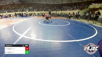 61 lbs Consi Of 4 - Gavin Gagne, Amped Wrestling Club vs Braydon Lopez, Proving Grounds Wrestling