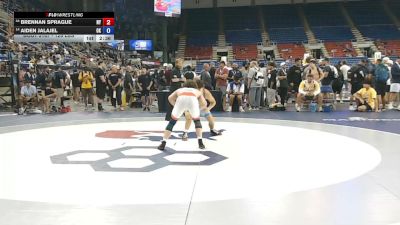 126 lbs Cons. Rd Of 16 - Brennan Sprague, New York vs Aiden Jalajel, Oklahoma