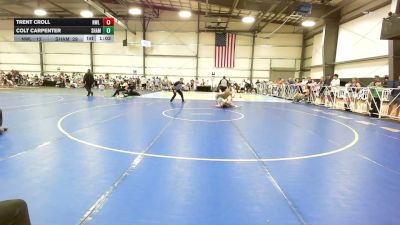152 lbs Rr Rnd 1 - Trent Croll, NWL Scrappin - HSB vs Colt Carpenter, Shamrock Wrestling Club Green - HSB