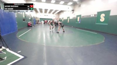 150 lbs Cons. Round 2 - Kai Adams, Helix vs Jayden Bastidas, Holtville
