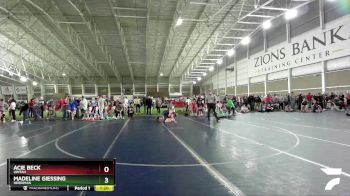 120 lbs Cons. Round 2 - Acie Beck, Uintah vs Madeline Giessing, Herriman