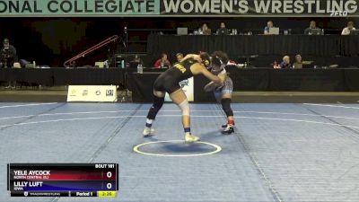 136 lbs Quarterfinal - Yele Aycock, North Central (IL) vs Lilly Luft, Iowa