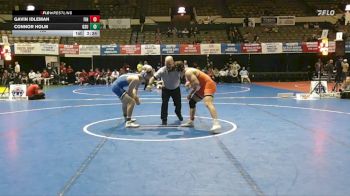 165 lbs Placement (16 Team) - Connor Holm, Glenville State University vs Gavin Idleman, Findlay